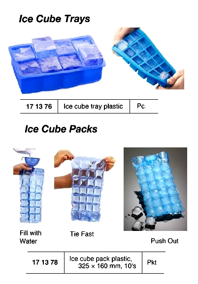 ICE CUBE TRAY PLASTIC