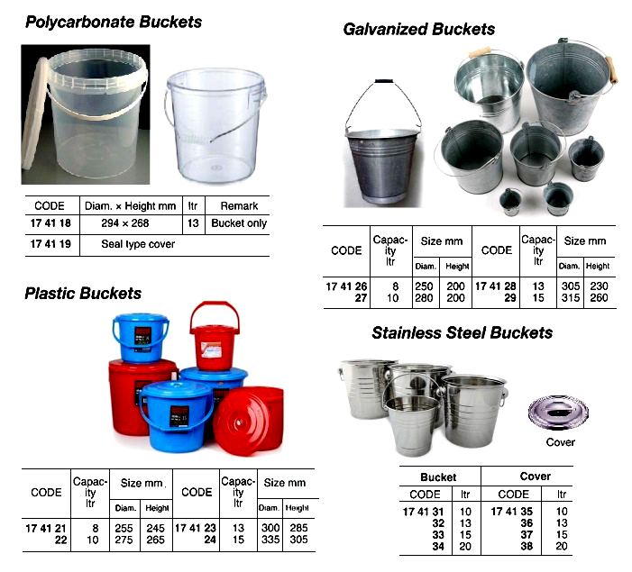 BUCKET GALV 10LTR