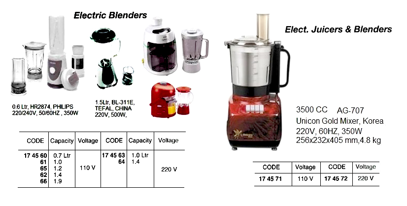 JUICER BLENDER ELECTRIC 110V