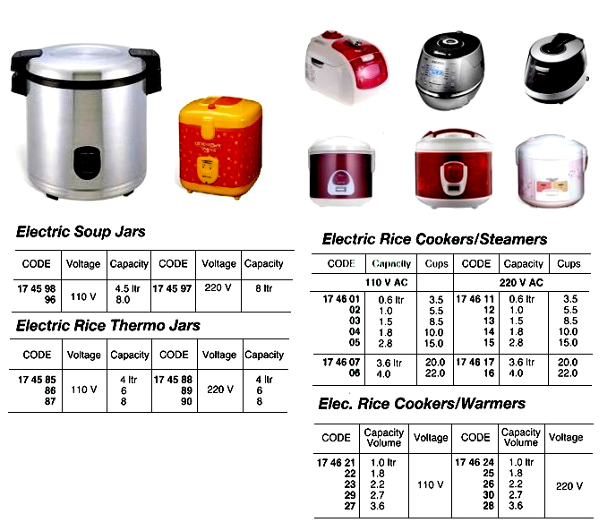 THERMO JAR RICE ELECTRIC, 110V 4LTR