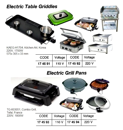 TABLE GRIDDLE ELECTRIC 110V