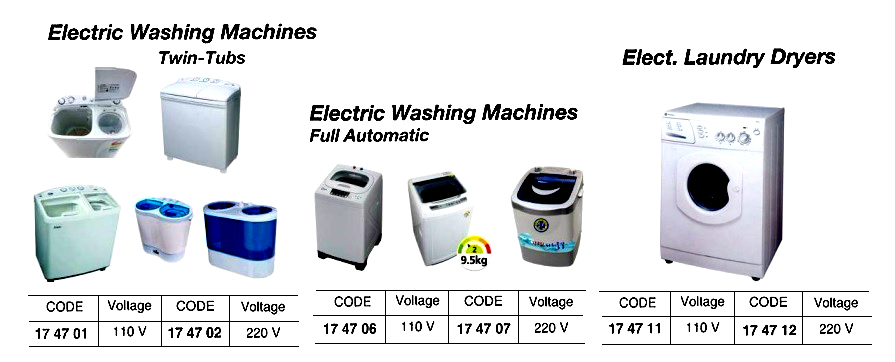 WASHING MACHINE TWIN TUB 110V