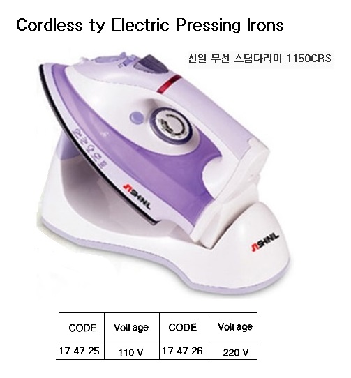 IRON PRESSING CORDLESS TYPE, AC110V