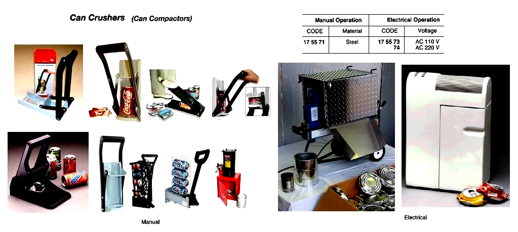 CAN CRUSHER ELECTRICAL AC 110V