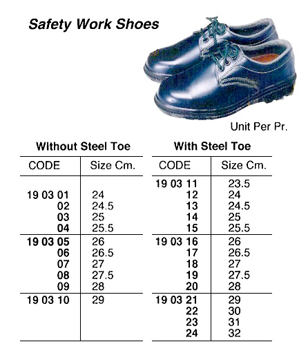 SHOES WORKING W/OUT STEEL TOE, 24.5CM