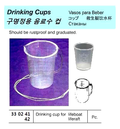 LIFEBOAT DRINKING CUP