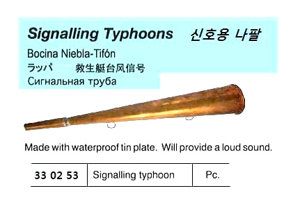 SIGNALLING TYPHOON TIN-PLATE