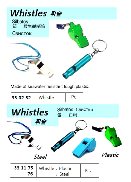 WHISTLE PLASTIC