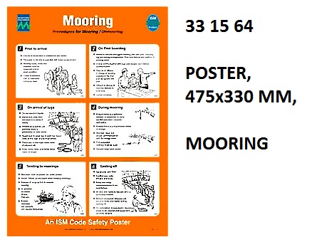 POSTER MOORING #1064W, 475X330MM