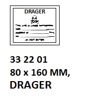 SIGN GALLEY DANGER, 2201 80X160MM