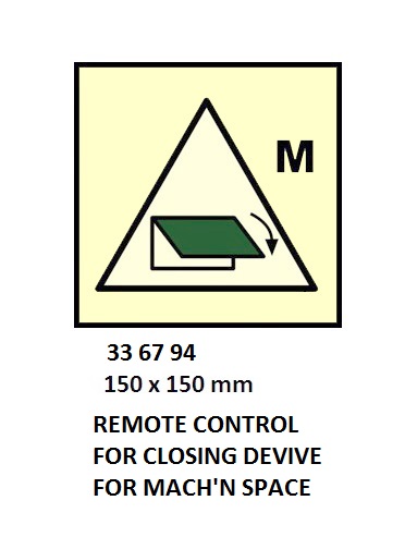 FIRE CONTROL SYMBOL ISO 17631, RMT CONT`L F/CL DEVICE F/MA SP