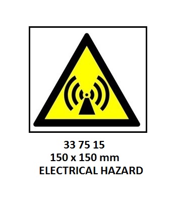 SIGN WHITE VINYL SELF ADHESIVE, #7515 150X150MM NON-IONIZING