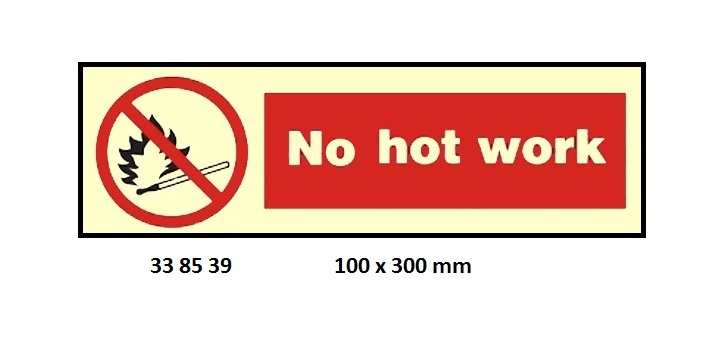 SIGN WHITE VINYL SELF ADHESIVE, #8539 100X300MM