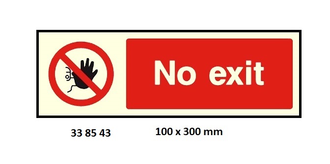 SIGN WHITE VINYL SELF ADHESIVE, #8543 100X300MM