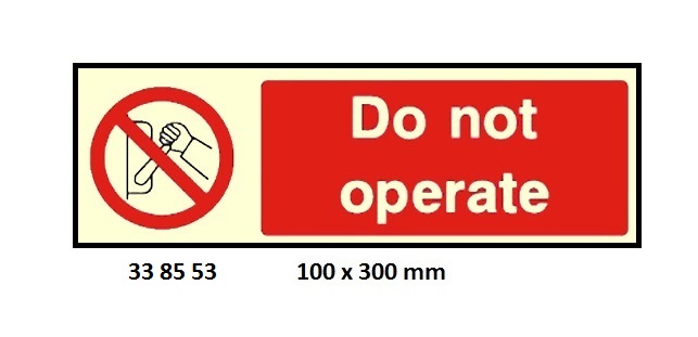 SIGN WHITE VINYL SELF ADHESIVE, #8553 100X300MM