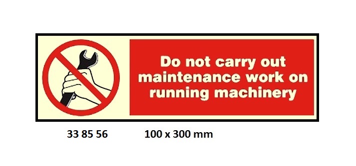 SIGN WHITE VINYL SELF ADHESIVE, #8556 100X300MM