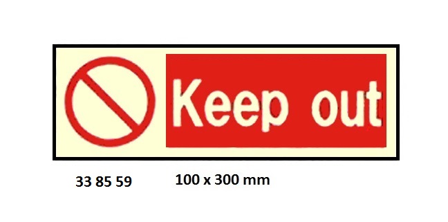 SIGN WHITE VINYL SELF ADHESIVE, #8559 100X300MM