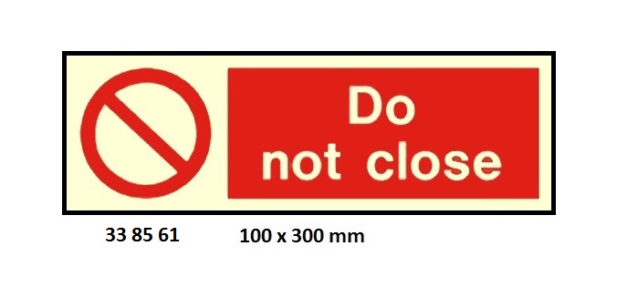 SIGN WHITE VINYL SELF ADHESIVE, #8561 100X300MM