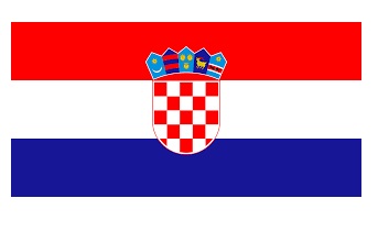 FLAG NATIONAL 2`X 3` BUNTING, CROATIA