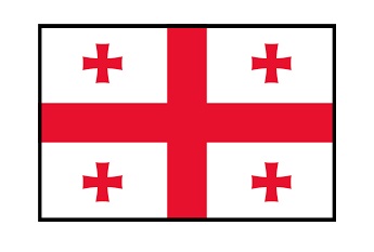 FLAG NATIONAL 2`X 3` BUNTING, GEORGIA