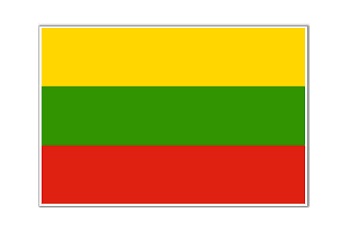 FLAG NATIONAL 2`X 3` BUNTING, LITHUANIA
