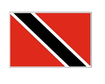 FLAG NATIONAL 2`X 3` BUNTING, TRINIDAD AND TOBAGO