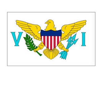 FLAG REGIONAL 2`X 3` BUNTING, VIRGIN ISLANDS (U.S.A.)