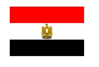 FLAG NATIONAL 2`X 3` BUNTING, EGYPT