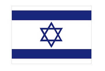 FLAG NATIONAL 2`X 3` BUNTING, ISRAEL