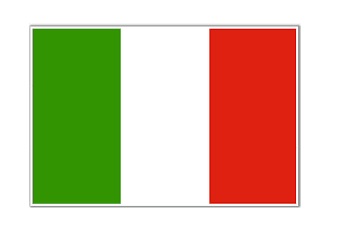 FLAG NATIONAL 2`X 3` BUNTING, ITALY