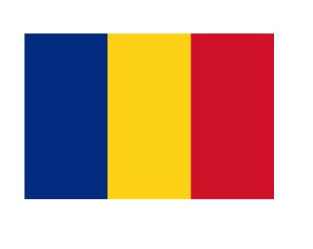 FLAG NATIONAL 2`X 3` BUNTING, ROMANIA