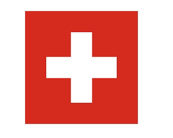 FLAG NATIONAL 2`X 3` BUNTING, SWITZERLAND