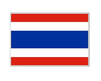 FLAG NATIONAL 2`X 3` BUNTING, THAILAND