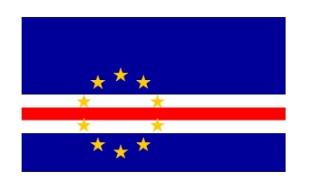 FLAG REGIONAL 2`X 3` BUNTING, CAPE VERDE