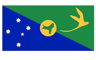 FLAG REGIONAL 3`X 4` BUNTING, CHRISTMAS ISLAND
