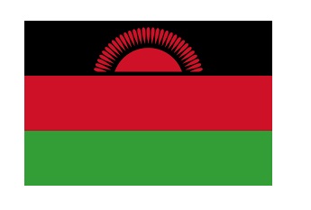 FLAG NATIONAL 3`X 4` BUNTING, MALAWI