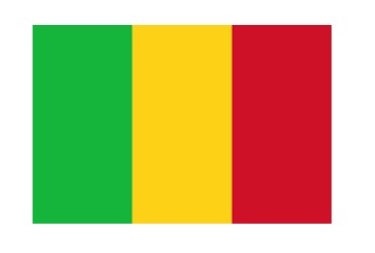 FLAG NATIONAL 3`X 4` BUNTING, MALI