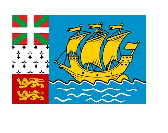 FLAG REGIONAL 3`X 4` BUNTING, ST. PIERRE & MIQUELON