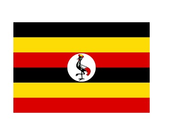 FLAG NATIONAL 3`X 4` BUNTING, UGANDA