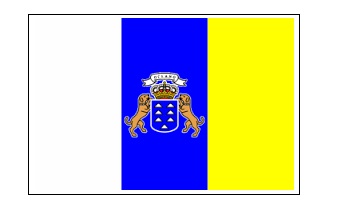 FLAG REGIONAL 4`X 6` BUNTING, CANARY ISLAND