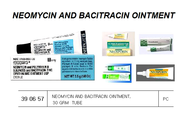 NEOMYCIN & BACITRACIN OINTMENT, 30GRM TUBE
