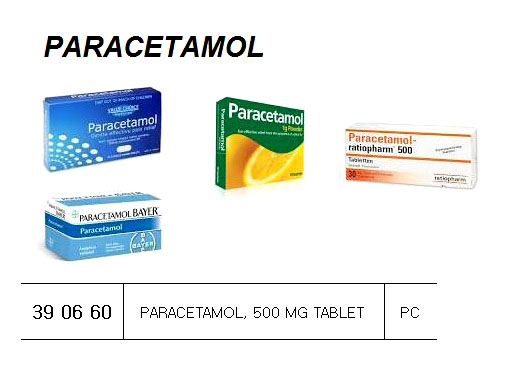 PARACETAMOL TABLET 500MG