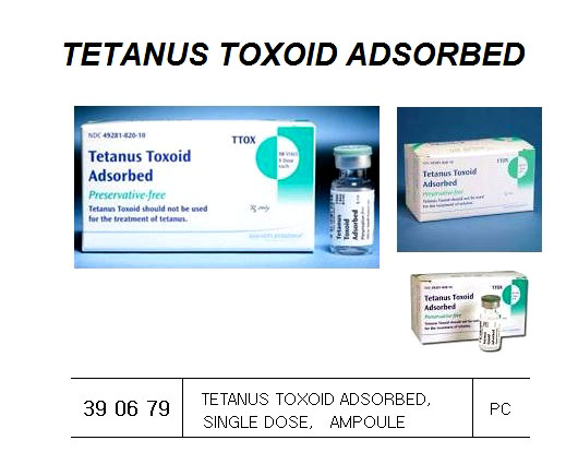 TETANUS TOXOID ADSORBED SINGLE, DOSE AMPOULE