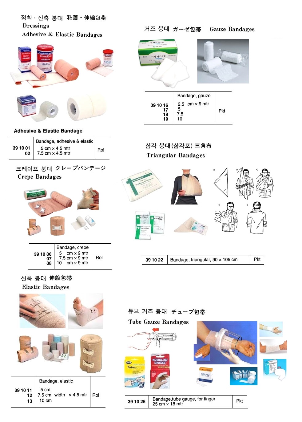 BANDAGE GAUZE TUBULAR ROLLED, 2CMX5M