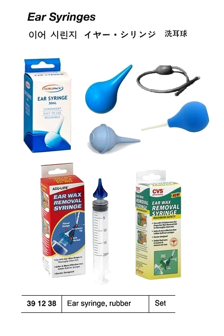 EAR SYRINGE RUBBER