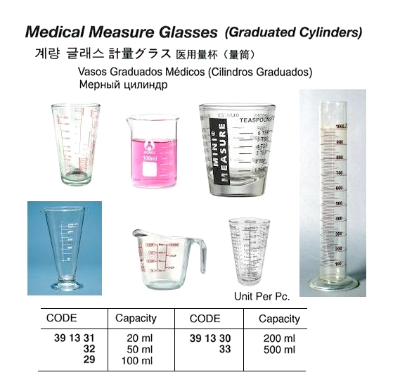 CYLINDER GLASS 500CM3, GRADUATED