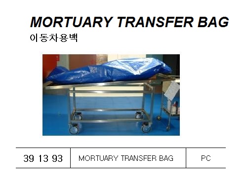 MORTUARY TRANSFER BAG