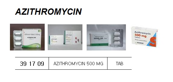 AZITHROMYCIN TABLET 500 MG