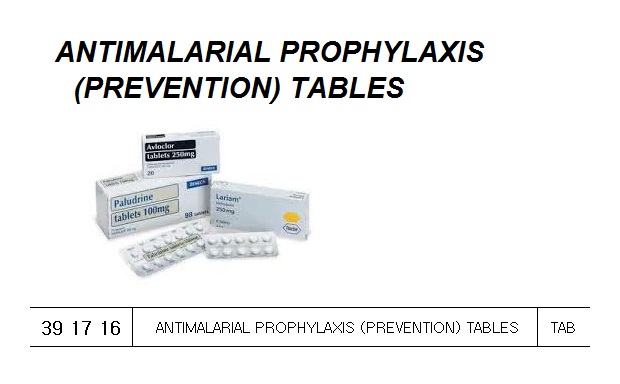 ANTIMALARIAL PROPHYLAXIS, (PREVENTION) TABLET