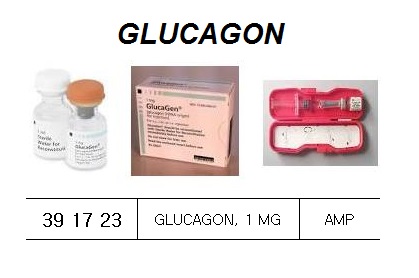 GLUCAGON, READY TO USE, AMPOULE 1 MG